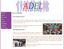 Tablet Screenshot of adel-danses-du-monde.fr